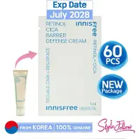 INNISFREE 60st/60ml_[] Retinol Cica Barrier Defense Cream 1ml (Provpåse) 1ml X 60pcs (60ml)