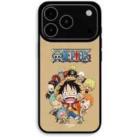 CAPACHEAP Fodral För iPhone 17 Pro Manga anime One Piece Stråhattsgänget Maniacase svart