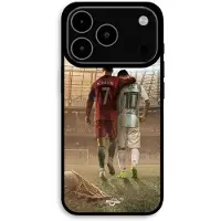 CAPACHEAP Fodral För iPhone 17 Pro Max Cristiano Ronaldo Messi Get Maniacase svart