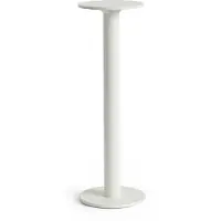 HAY LED-batteridriven bordslampa HOST PORTABLE, krämvit, 30 cm IP44 dimbar, Creme / bärnsten, Vardagsrum / matsal, Aluminium / grå / zink, Modern