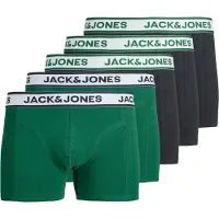 Jack & Jones Boxershorts 'JACNolan' grön / svart / vit