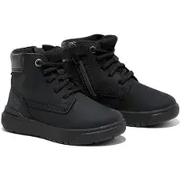 Timberland unisex för barn. TB0A5RUM0151 Seneca Bay läderskor med snörning i mitten av kalven svart (21), Hud, Karta, Nyckelband, Casual, ba