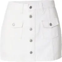 Levi's Kjol 'Button Front Skort' vit denim