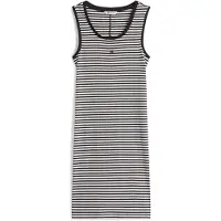 Tommy Hilfiger Tommy Jeans Ribbed Sleeveless Slim Mini Bodycon Dress