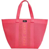 Pepe Jeans för kvinnor. PL0300137 Stickad Winslow rosa shoppingväska (OSFA), Casual, Polyester