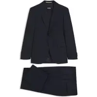BOSS Two-piece regular-fit suit in a wool blend