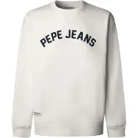 Pepe Jeans för män. PM5800146 Off-white Gio sweatshirt (XL), Vit, Casual, Bomull