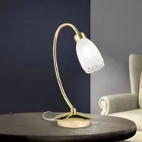 Orion Bordslampa CARLA, Mässing / guld, Vardagsrum / matsal, Metall, Antik, Bordslampa