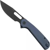 Eutektik Trinity TRI-DBW-R Blackwashed 14C28N, Blue G10, pocket knife