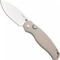 Kizer Cutlery Vanguard Phoca BD V3781BDA2 Satin 14C28N, Sand Aluminium, pocket knife