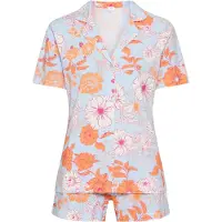 s.Oliver Kort pyjamas himmelsblå / ljusorange / rosa / off-white