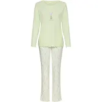 LASCANA Pyjamas kitt / grön / pastellgrön / lavendel
