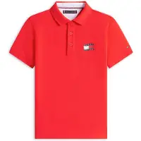 Tommy Hilfiger Regular Fit Wavy Flag Polo Shirt