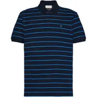 Calvin Klein Striped Pique Polo Shirt