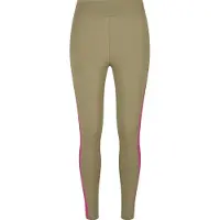 Urban Classics Leggings khaki / neonrosa