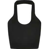 Urban Classics Rib Knit Crossed Neckholder Ärmlös Topp