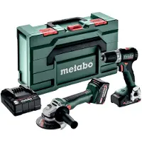 Metabo Verktygspaket Combo 18V 2.6.5; 18 V; 1x2,0 Ah; 1x4,0 Ah batt.