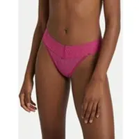 Calvin Klein Low Rise Bikini Briefs Icon Logo Lace