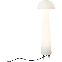 QAZQA Stående utomhuslampa vit 80 cm inkl. LED IP44 - Fungi