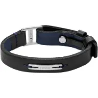 Fossil Armband 'MACHINE' nattblå / svart