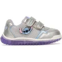 Geox Blinkande Skor - B Lightyloo - Silver/Lila m. Stitch - - 25 - Blinkande skor