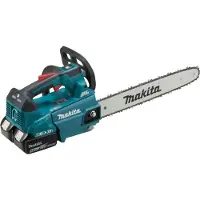 Makita Elkedjesåg DUC406PT2B; 2x18 V; 2x5,0 Ah batt.; 40 cm svärd
