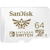 SanDisk Nintendo Switch - Flash-minneskort - 64 GB - UHS-I U3 - mikroSDXC UHS-I - för Nintendo Switch