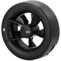 DUKA Ventilation Duka fläkt S8 Black rund Ø193 mm svart