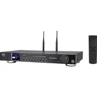 Renkforce RF-DAB-IR1702 Internet-CD-radio DAB+, FM, Internet CD, Bluetooth, DLNA, WiFi, Internetradio inkl. fjärrkontroll Svart