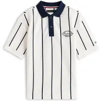 Tommy Hilfiger Contrast Collar Embroidery Pique Polo Shirt