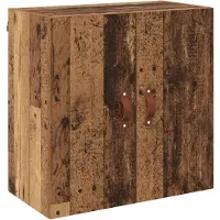 vidaXL Väggskåp Gammalt trä 60 x 31 x 60 cm Konstruerat trä
