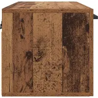 vidaXL Väggmonterat skåp Gammalt trä 60 x 36,5 x 35 cm Konstruerat trä