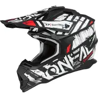 O'Neal 2SRS V.23 Glitch Matt/Svart/Vit M Unisex sort