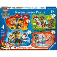 Ravensburger Paw Patrol Pussel Med 4 Former