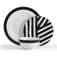 MIKASA Luxe Deco Servis 12 Bitar