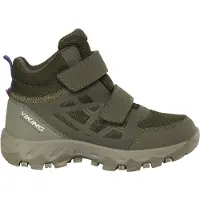 Viking Kängor - Track Mid WP 2V - Olive - - 34 - Kängor
