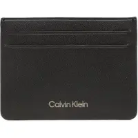 Calvin Klein Svart Läder Plånbok för Män