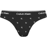Calvin Klein Underwear String svart / vit