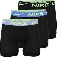 Nike Boxershorts Advanced Micro Dri-fit 3-pack - Svart/lila/neon, storlek Small