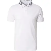 GUESS T-shirt 'NOLAN' nattblå / vit