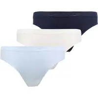 Calvin Klein Underwear String marinblå / pastellblå / vit