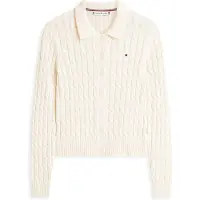 Tommy Hilfiger Cable Knit Polo Cardigan