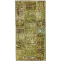 Rezas Vintage Patchwork orientalisk matta 75 x 155 cm