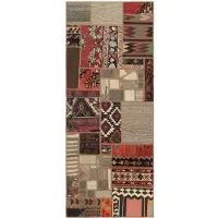 Rezas Tekkeh Kelim orientalisk matta 80 x 200 cm