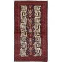 Rezas Balutch orientalisk matta 94 x 176 cm