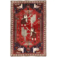 Rezas Old Figural Kashghai orientalisk matta 160 x 245 cm