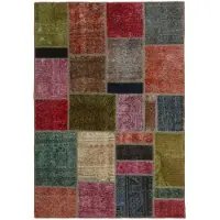 Rezas Vintage Patchwork orientalisk matta 139 x 199 cm