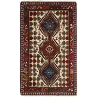 Rezas Yalameh orientalisk matta 62 x 101 cm
