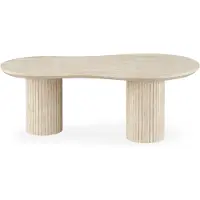 Andrarum Uppveda soffbord 130 cm beige