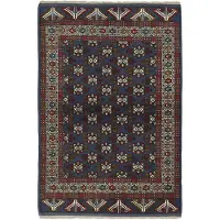 Rezas Torkaman Fine orientalisk matta 136 x 195 cm
